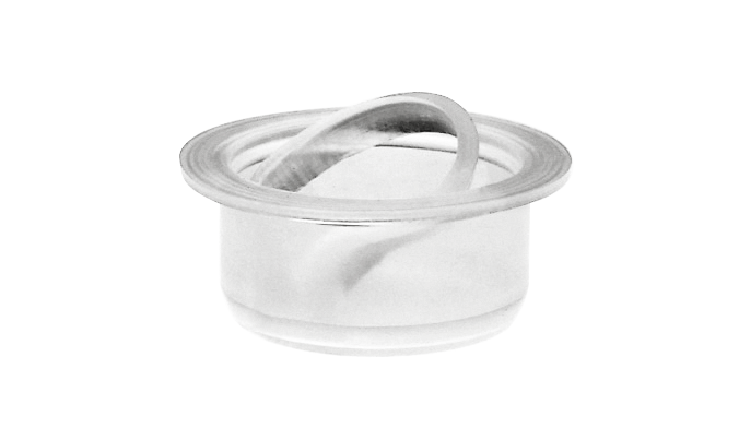 FLACONS AVEC BOUCHON EN ALUMINIUM 60 ML Ø4x8,1 CM TRANSPARENT PET - ve