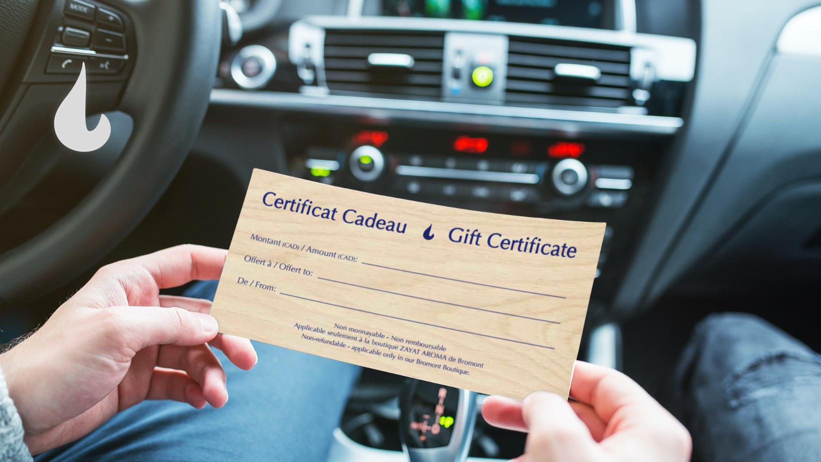 Idées cadeaux, Gift certificate