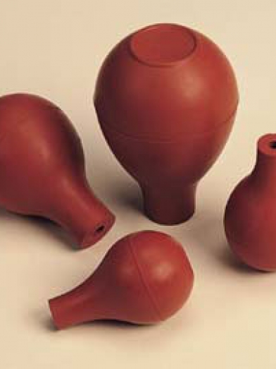 Poire en caoutchouc naturel, natural rubber pear