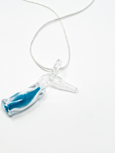 Pendentif colibri clair