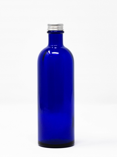 Bouteille 200ML cobalt bouchon aluminium